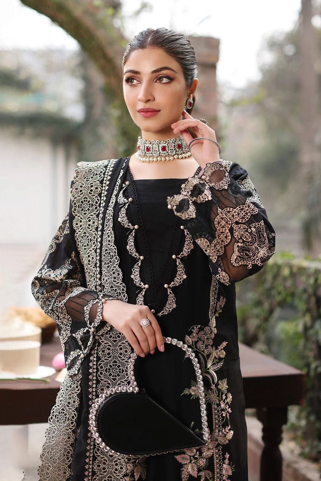 Kahf Lawn Embroidery Dress